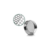 Sikt, Perforert plate, firkanthull, Ø200mm - 12,5 mm, H50mm (full høyde)